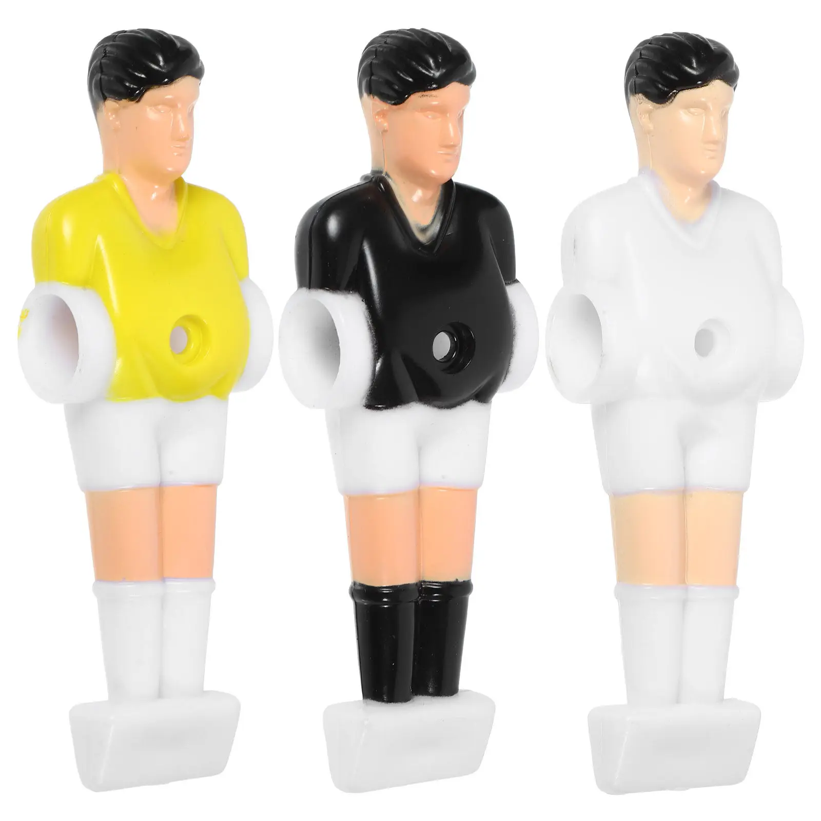 

3Pcs Foosball Figures Table Football Accessories Long Term Use Standard Size Lightweight Practical Beautiful Appearance