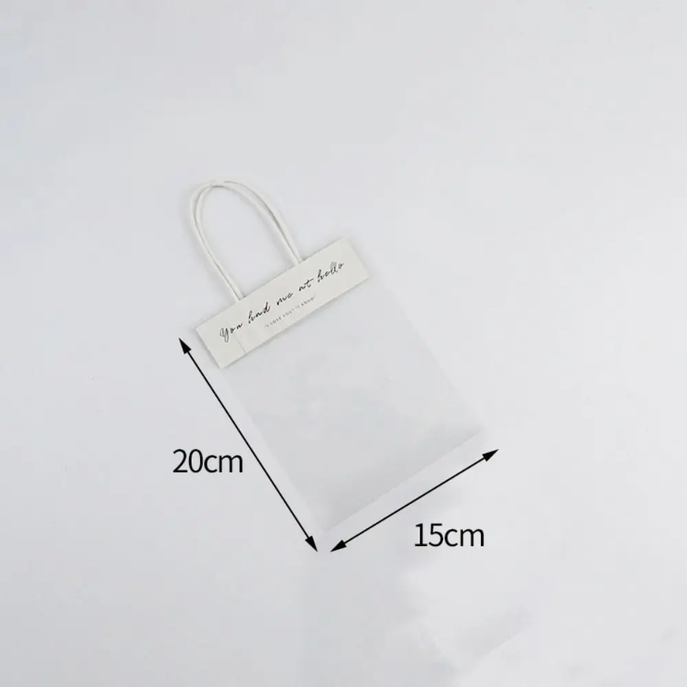 Transparent Single Flower Packaging Bag Portable Waterproof High-quality Bouquet Packaging Bag Gift Bags