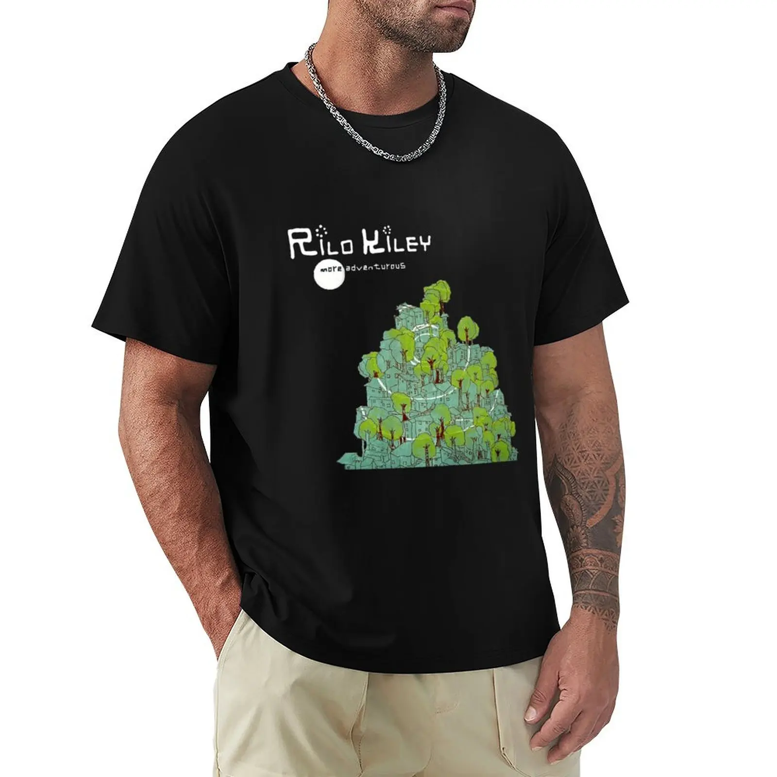 Camiseta Rilo Kiley More Adventurous, Jenny Lewis con portada de álbum indie, camiseta cómoda para el trabajo para hombre