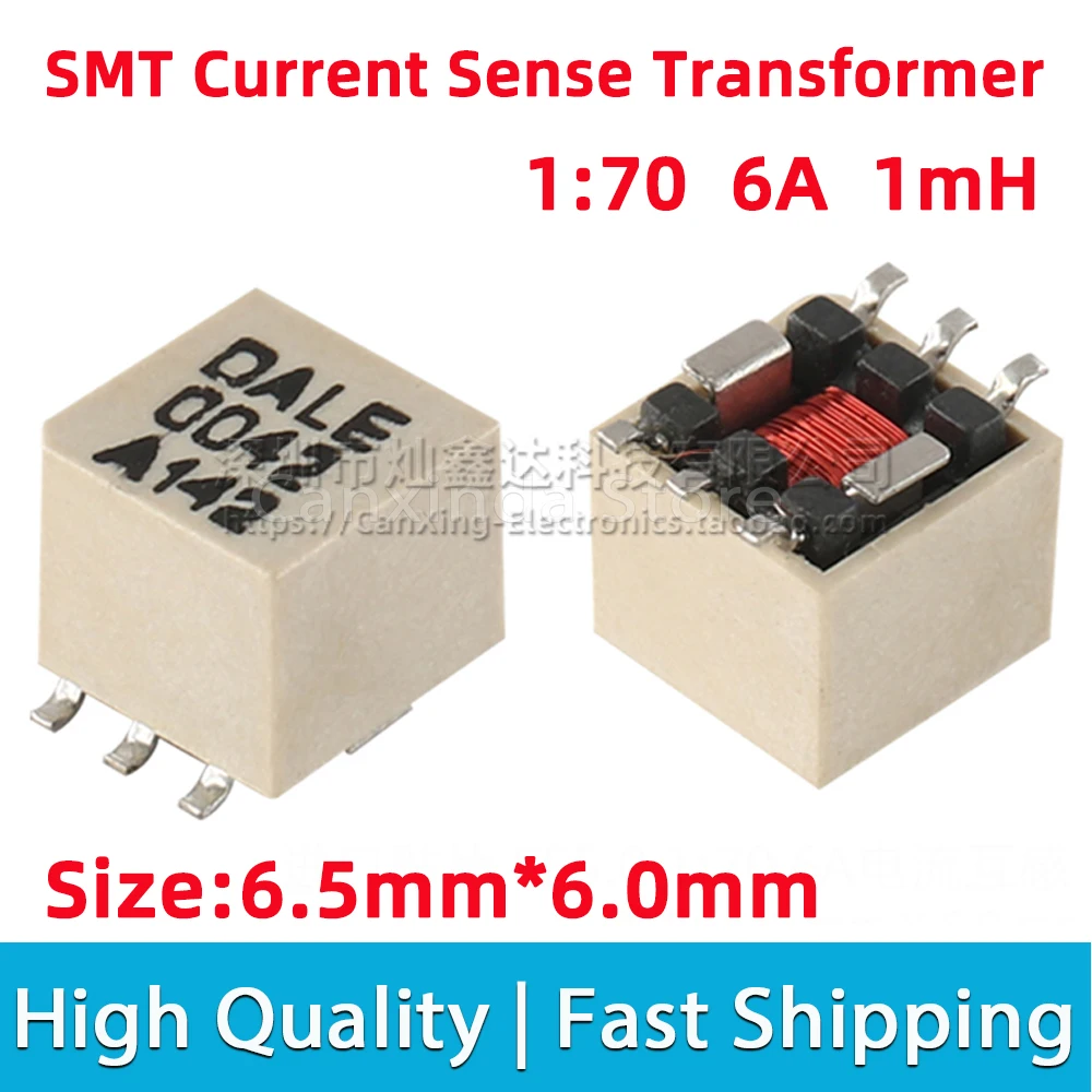 2pcs LPE-3325-A142 SMD SMT Current Sense Transformer 1mh 6A Current Sensor Detect Turns Ratio 1:70