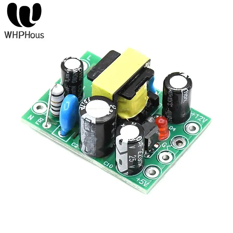 AC-DC-Módulo de placa Convertidora de 110V, 120V, 220V, 230V a 5V y 12V, fuente de alimentación aislada, módulo de alimentación de 100mA, 500mA, 300mA, 700mA