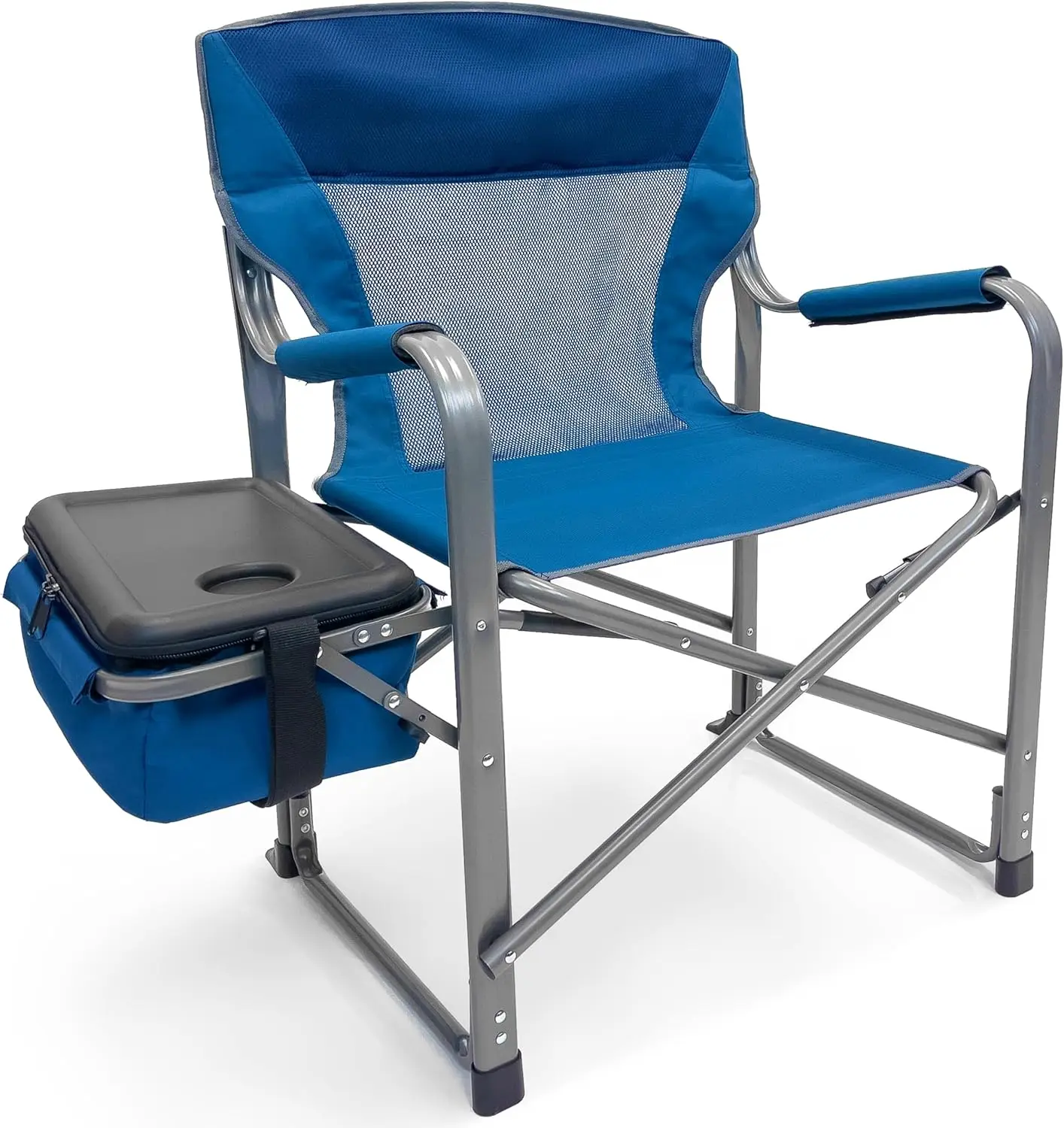 

XXL Extra Wide Folding Director Chair – Supports 600lbs Weight - Heavy Duty for Camping, Home Patio and Sports - Portab
