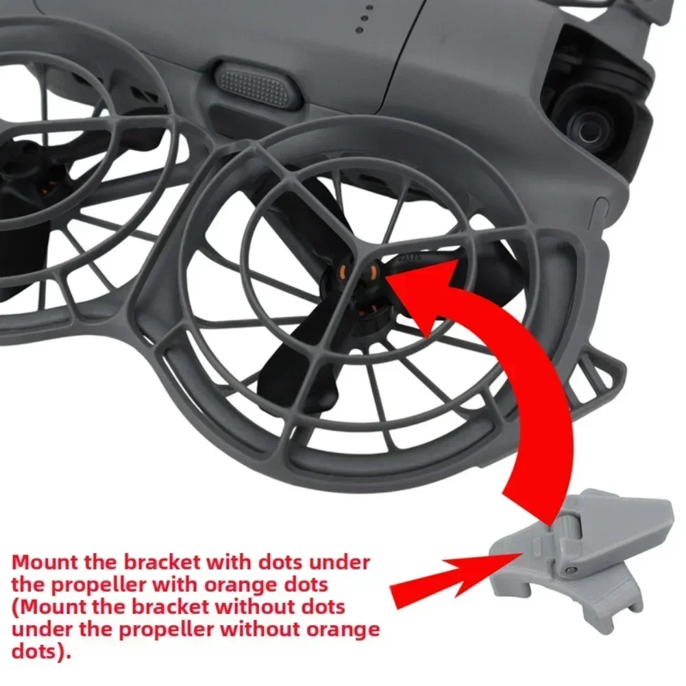 Four Pcs Folding Height Extender For DJI NEO 2 Protection & Style PC 8*5*3CM Folding Height Increaser Consumer Electronics