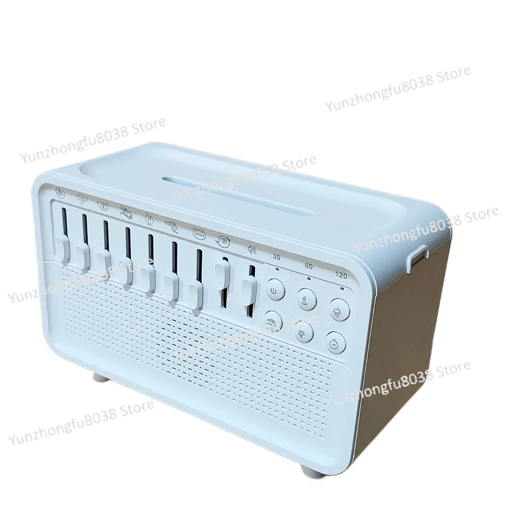 

HIFI Bluetooth Speaker White Noise Sleep Aid Humidifier & 8 Goup Nature Sound,3-Level Dimming for Sleep Therapy Aroma Diffuser