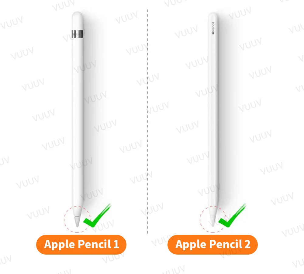 Bleistiftspitze für Apple Bleistiftspitze 3/6 Stück Doppelschicht 2B HB Dünne, weiche, harte Ersatzspitze für Apple Pencil 1. und 2. Generation – Detail 6