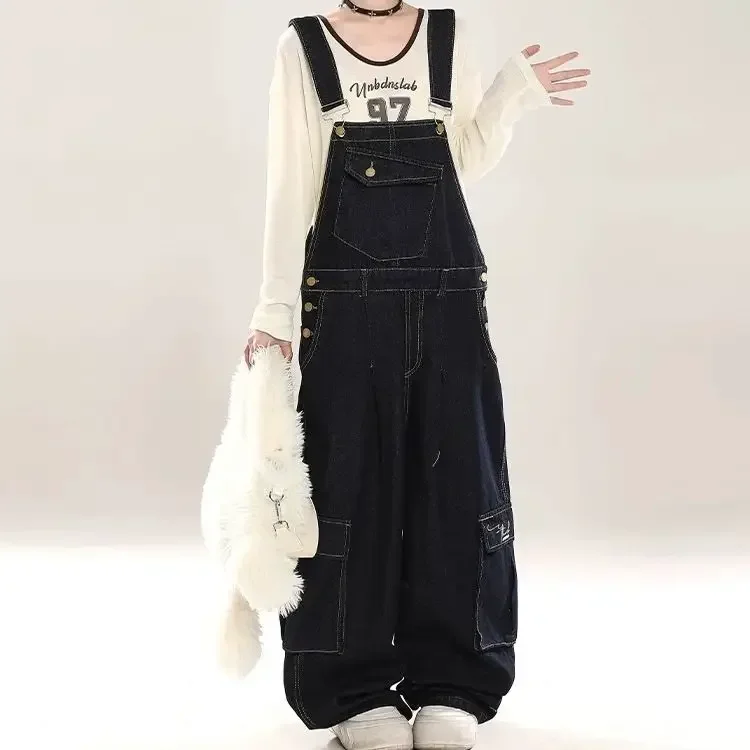 Fashionable Spring and Summer New Women's Jumpsuit Loose Commuting Workwear Overalls