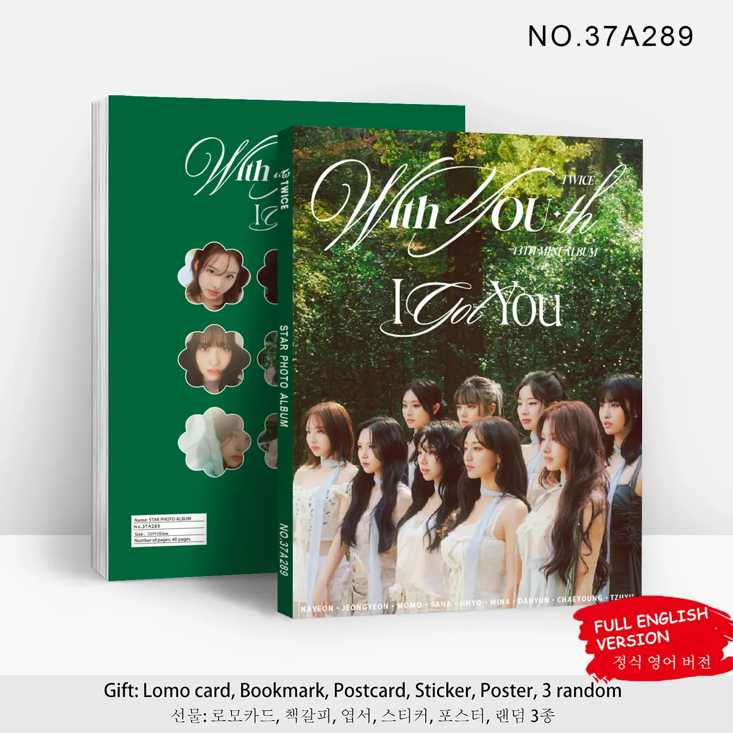 Idol Girl álbum con YOU-th colección de fotos NaYeon Tzuyu Jihyo Momo Mina Chaeyoung HD póster de colección, regalo para fanáticos, nuevo