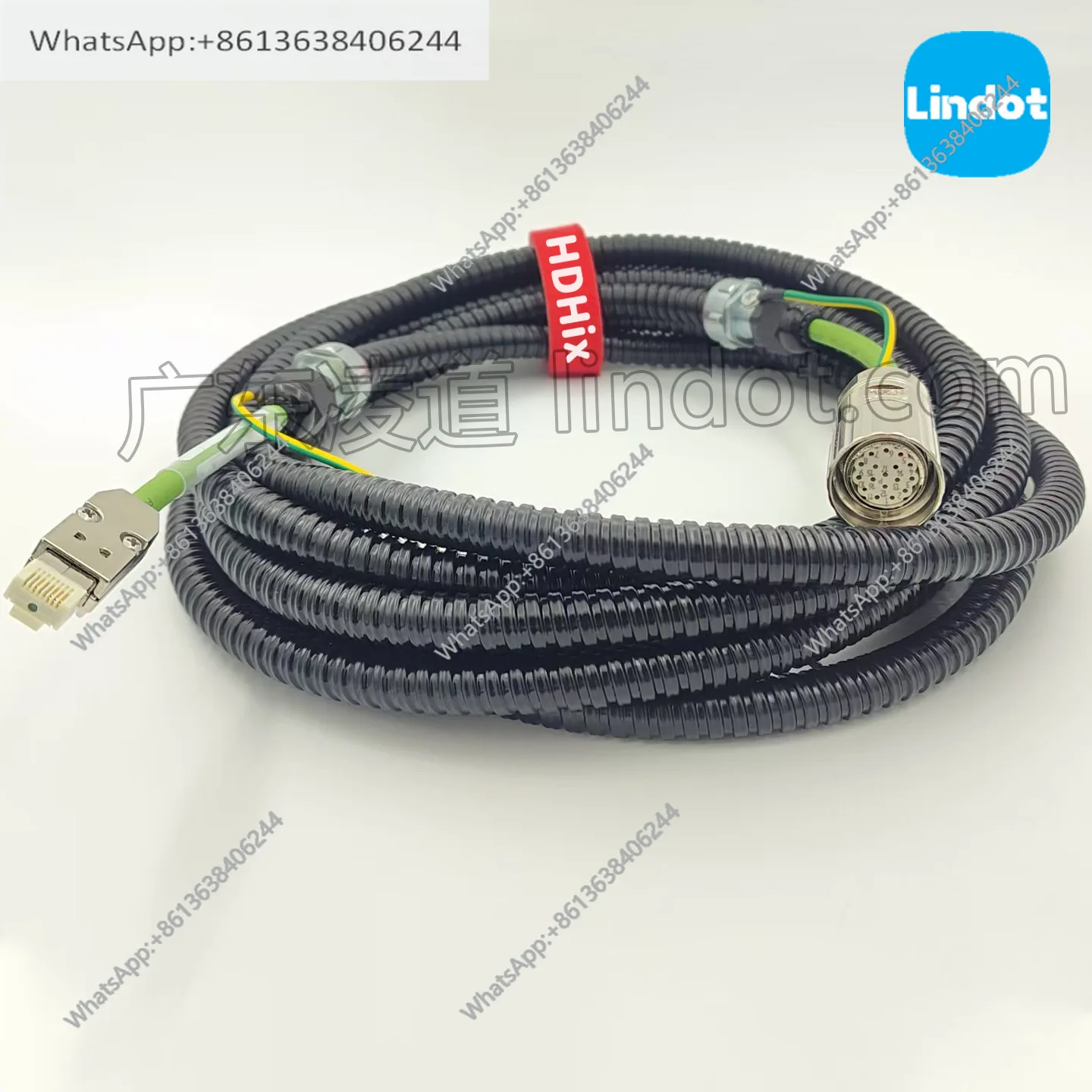 New encoder line CD-17RJ-S106-045-GSV-X01 （4.5m） metal snakeskin hose shield