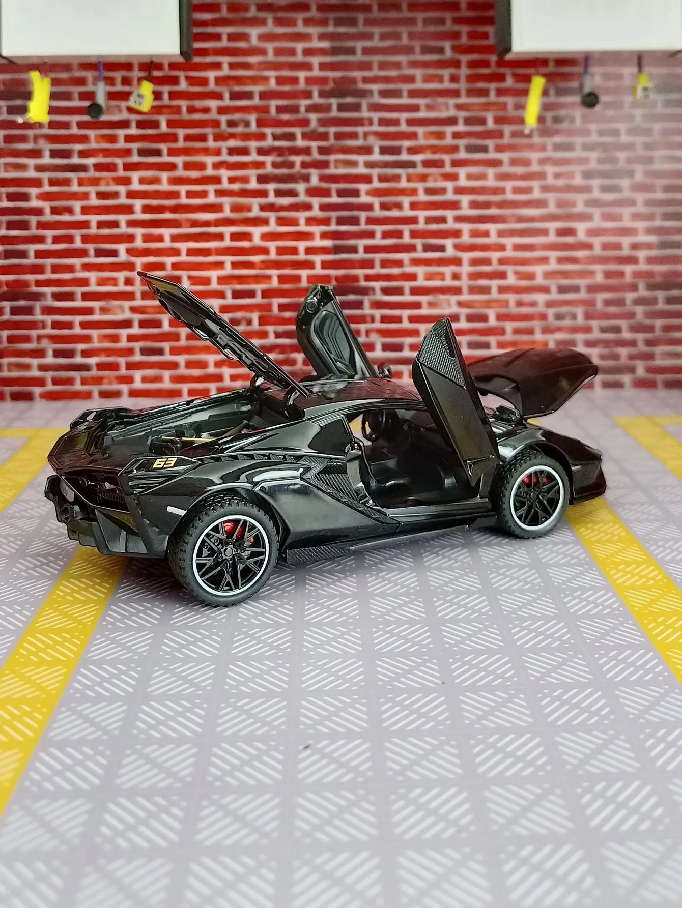 1:32 Lamborghini sian Sportwagen High Simulation Druckguss Metalllegierung Modell Auto Sound Licht zurückziehen Sammlung Kinder