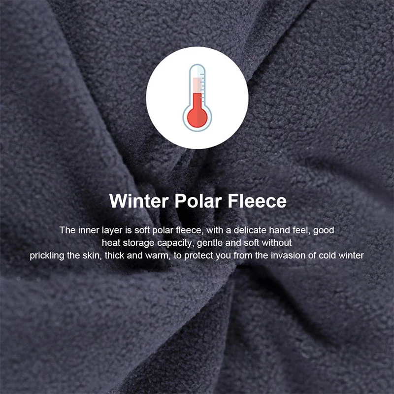 Winter Motorcycle Pants Water Windproof Protection Men Riding Warm Leg Cover Outdoor Cycling Knee Pad Fall-Proof Leggings Guard