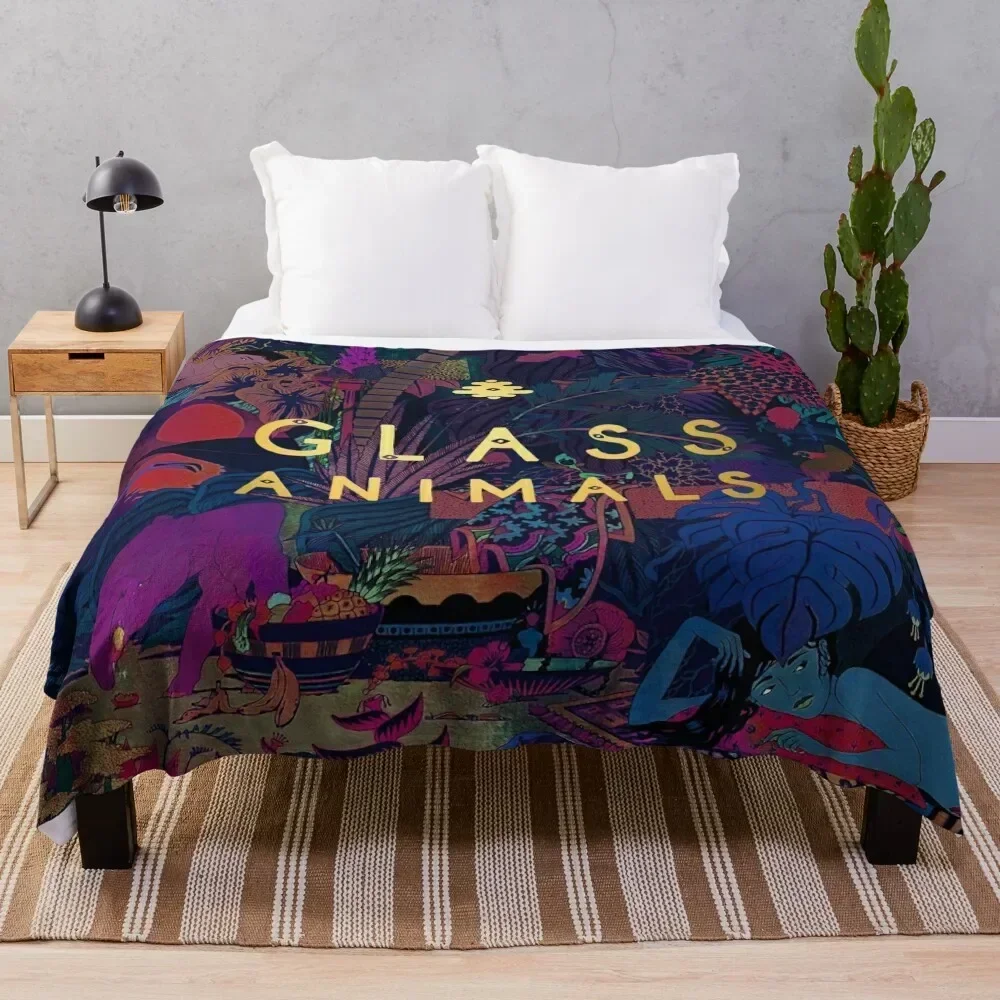 

Glass Animals Throw Blanket Reusable Durable Soft Blanket for All Seasons