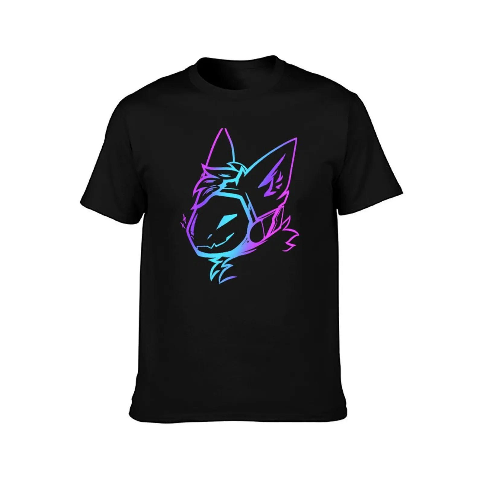 Groovy Protogen bust lineart T-Shirt Trend Art Print T-Shirt