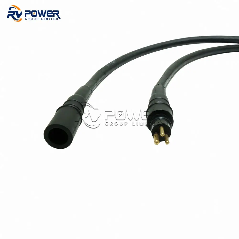 RMG-2-FS: 2 Pin Female Rubber Molded Marsh Marine Style Connector