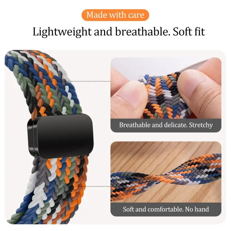 Magnetisches Nylon-Armband für Samsung Galaxy Fit 3, Sport-Zubehör, verstellbares Ersatzarmband für Galaxy Fit 3. – Detail 2