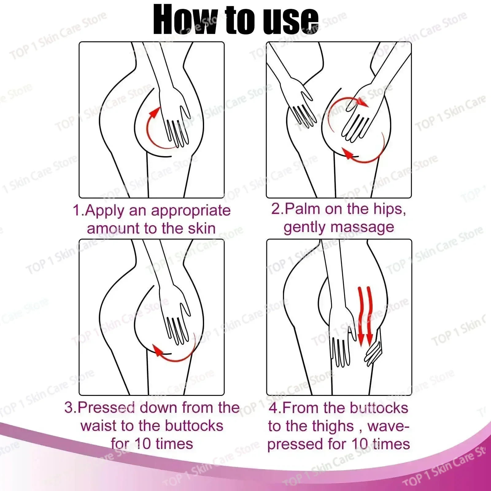 Sexy Hip Buttock Butt Enlargement  Butt Lift 100% Effective Big Ass Essential  Firming Hip Shaping Massage Body Care