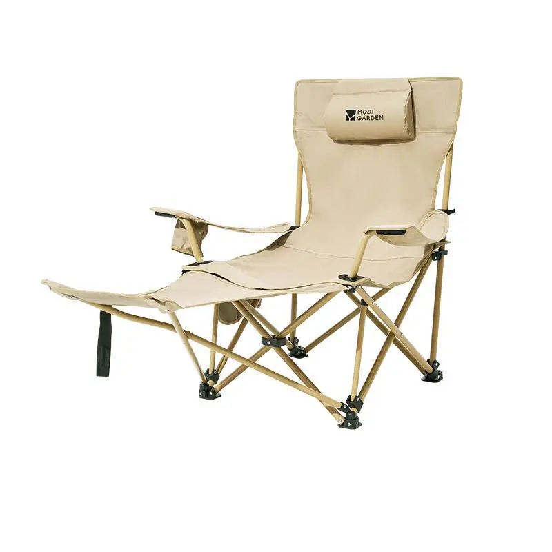 

Outdoor recliner camping portable high back chair director chair camping casual aluminum alloy folding chair enjoy