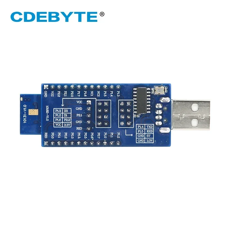 E18-TBH-27 CH340G Interfejs USB 2,4 GHz 27 dBm UART Port szeregowy Płytka testowa Moduł ZigBee