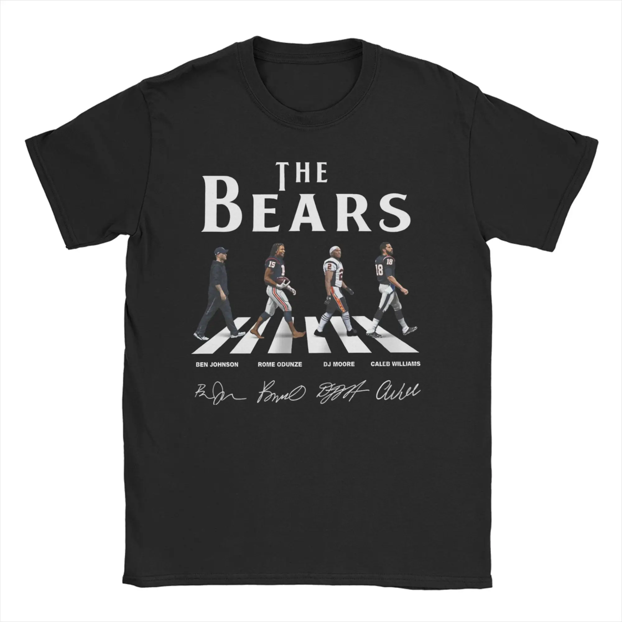 The Bears Football - Ben Johnson Game Day T-Shirts Men Da-coach Cotton Tees Round Neck Short Sleeve T Shirts New Arrival