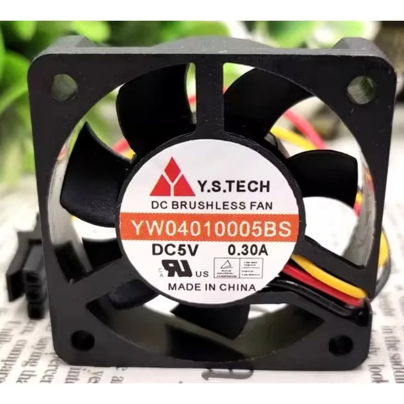 New Cooler Fan for Y.S.TECH YW04010005BS 4010 5V 0.30A 4cm Cooling Fan 40 * 40 *10MM