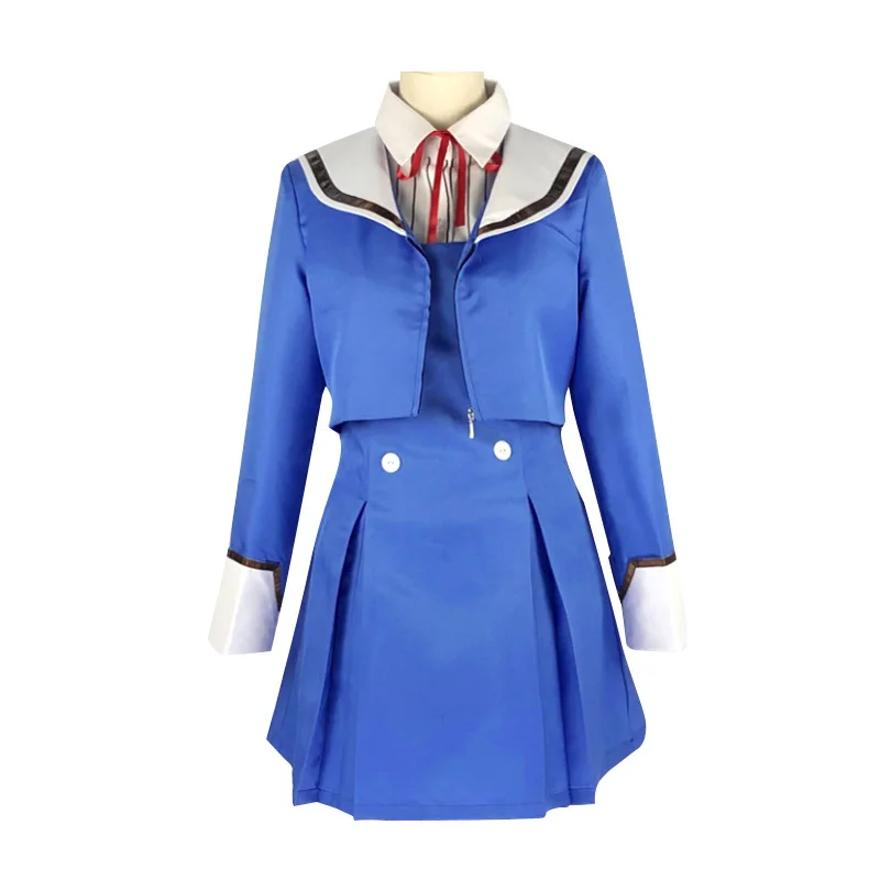 

Sky Invader Cosplay Costume, Sky Invader Cosplay Uniform Of Kurihara Kuu, Anime School Uniform.