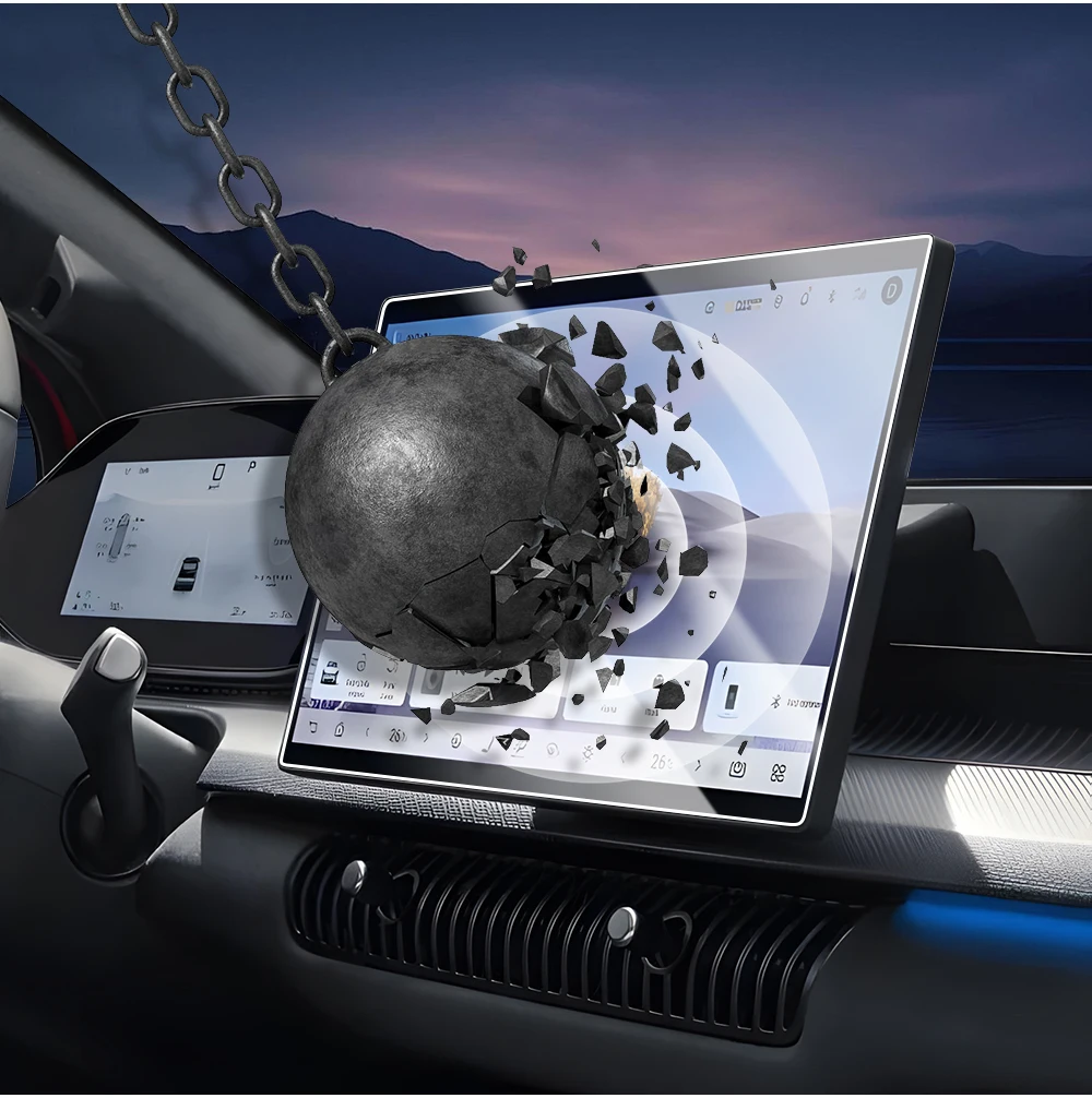 Für BYD Dolphin G DM-i 2026 2027 10,1/12,8 Zoll gehärtete Schutzfolie für Auto-GPS-Navigationsdisplay, Zubehör. – Detail 10