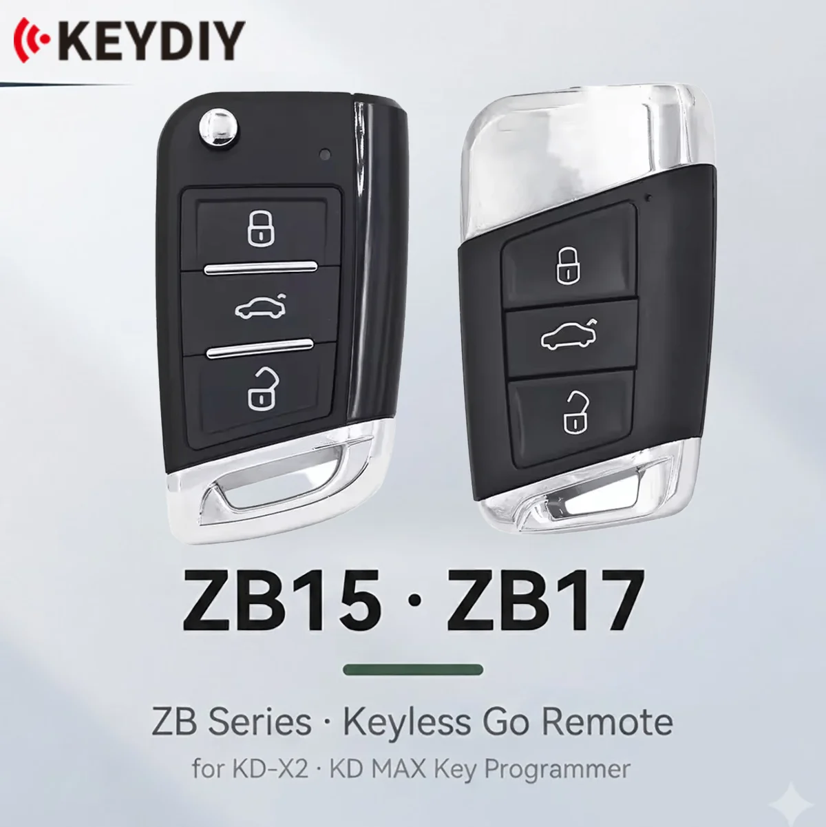KEYDIY ZB15 ZB17 Original KD Smart Key ZB Series Keyless Go Remote Control Fob for KD-X2 KD MAX Key Programmer