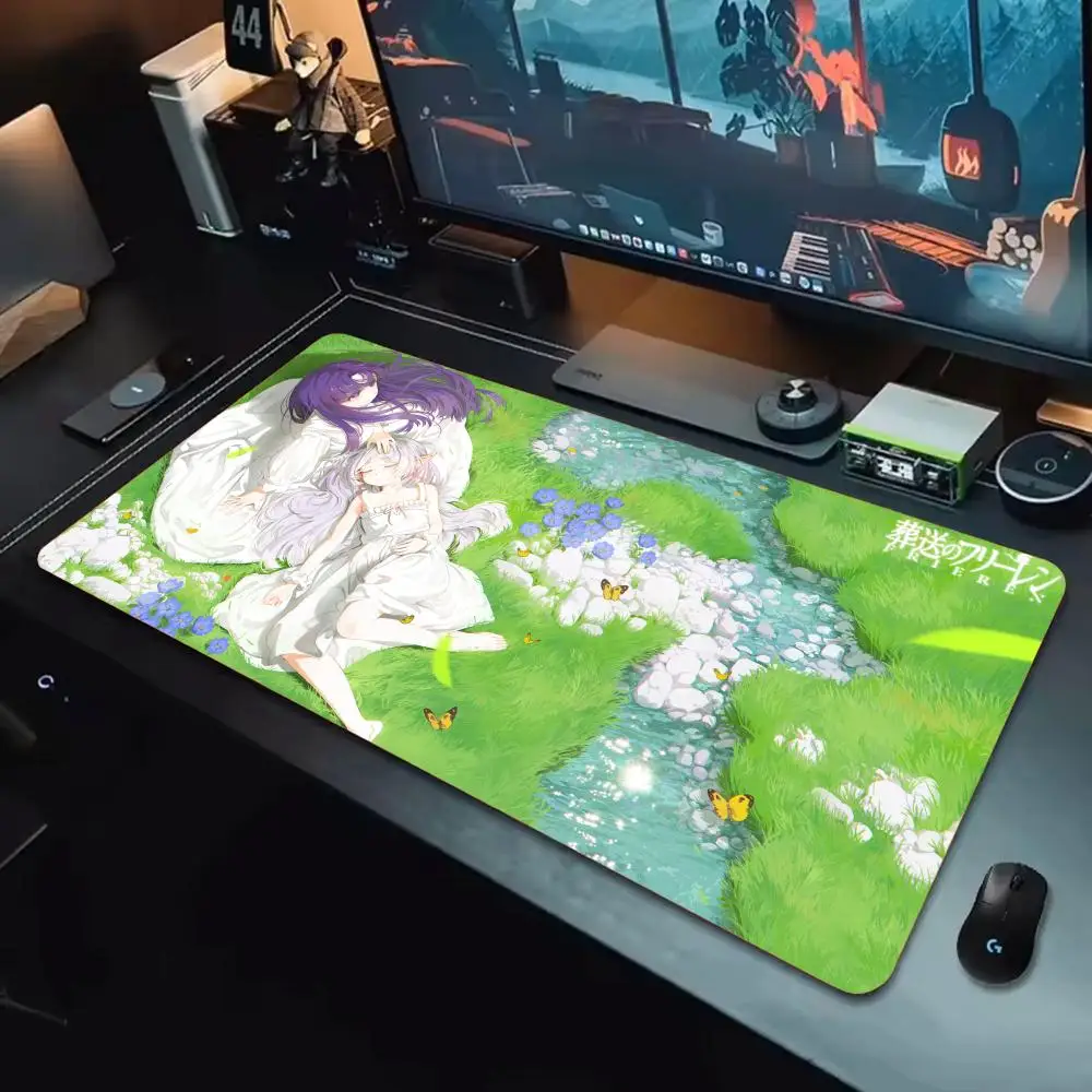 Frieren Beyond Journey End Mouse Pad XXL Large Mouse Pad, Smooth Surface for Gaming, Non-Slip, Comfortable Desk Mat