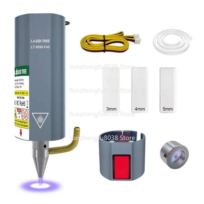 Laser Tree 80w Engraving Laser Module 10w Power Woodworking Cutting Machine Full Kit
