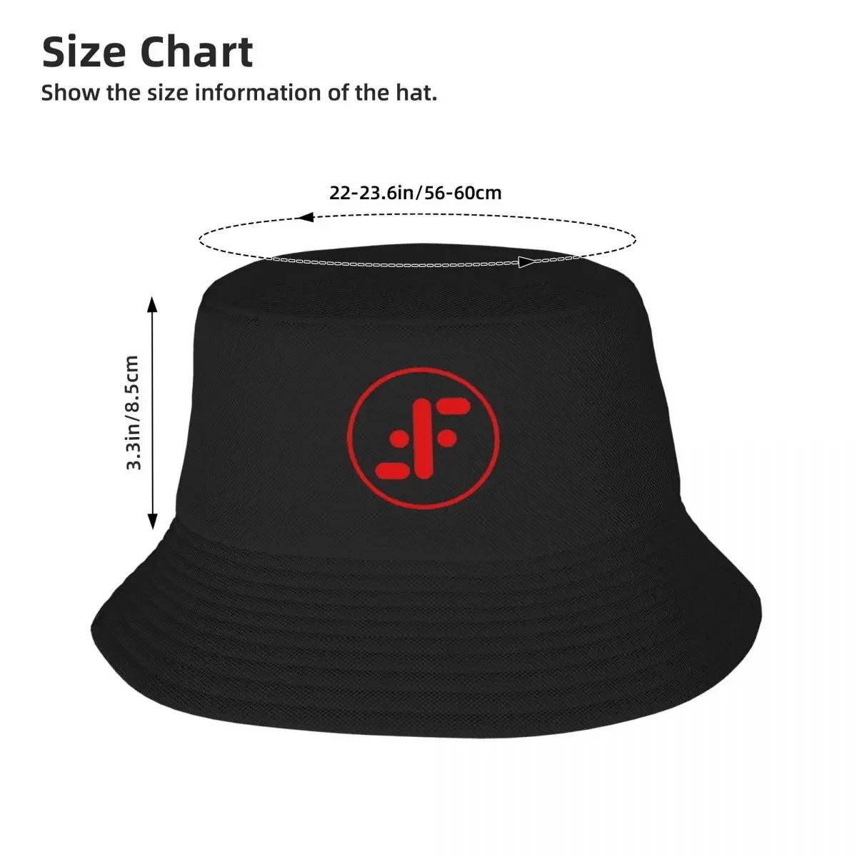 V The Visitors Insignia (Red) Bucket Hat Panama Bob Hats Outdoor Reversible For Summer Beach Fishing Unisex Fisherman Caps