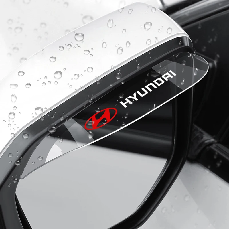 Прозрачное автомобильное боковое зеркало заднего вида из ПВХ, козырек от дождя, козырек от дождя для Hyundai Creta Ix35 I40 IX20 Tucson SANTAFE ACCENT Elantra