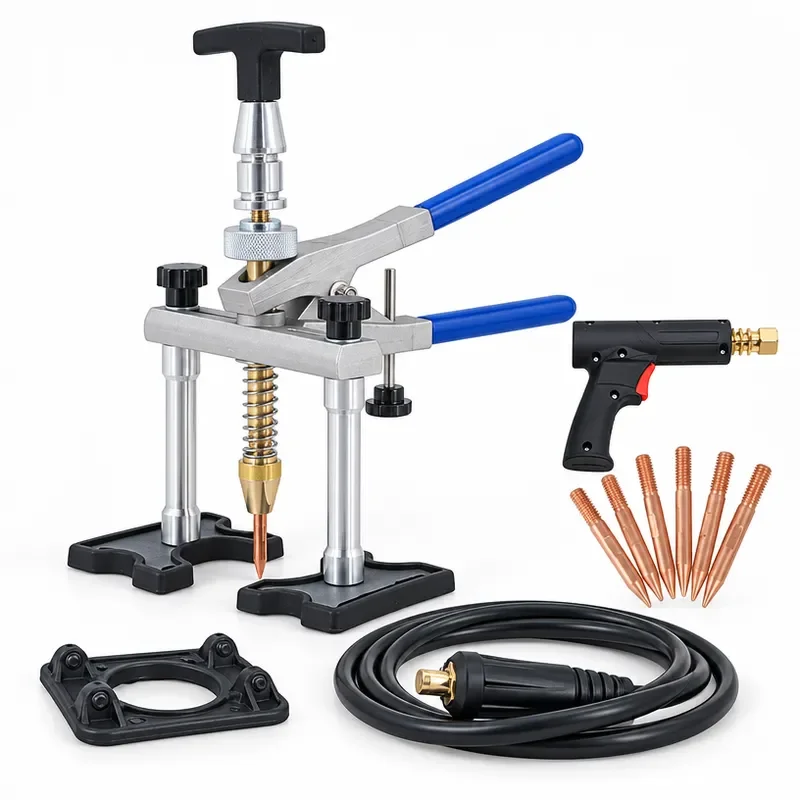 For Auto Dent Repair Tool Body Sheet Metal Puller Paintless Spot Welding Refinement Pulling Kit for Car Body Data Restoration