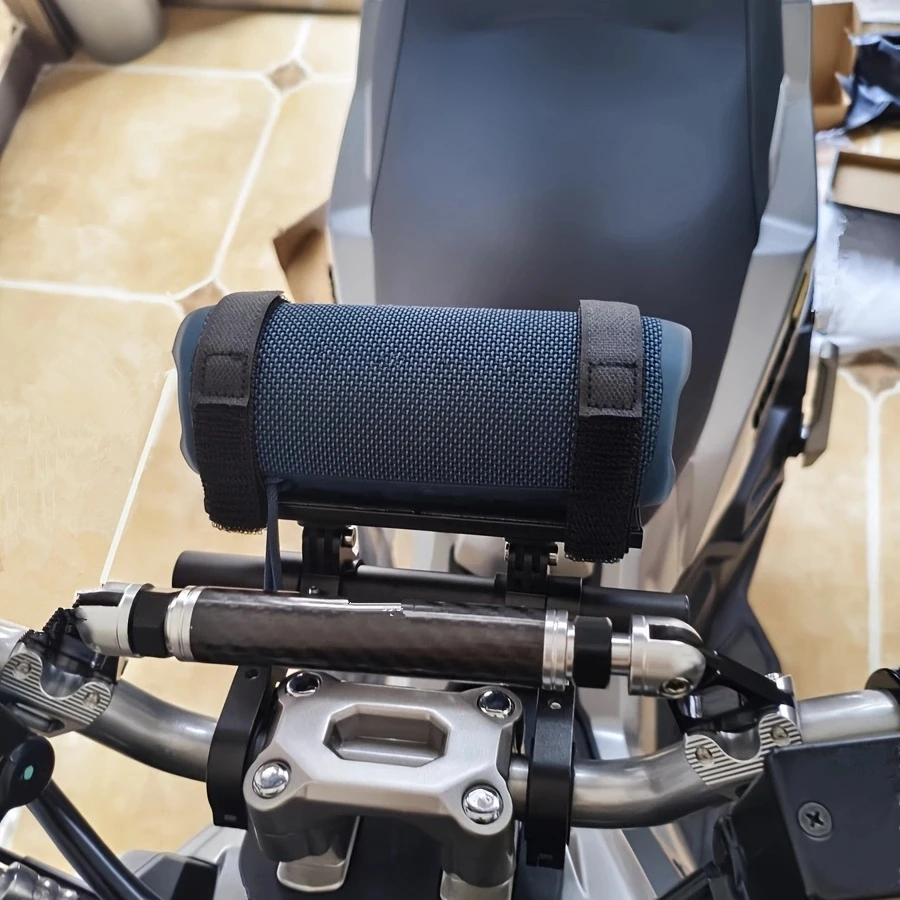 Universal Adjustable Cycling Speaker Mount Holder Bracket Motorcycle Audio Bracket Bicycle Light Bracket Support