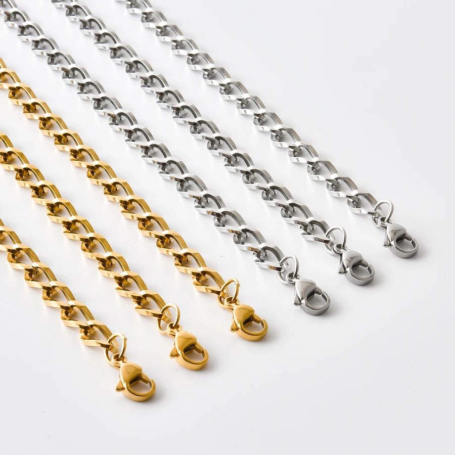 Kalung Rantai Curb Link Baja T - Men Accessories Singapore ulasan dan harga