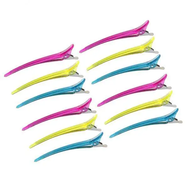 Salon Hair Clips Set Bulk Metal Hair Styling Clips for Girls and Women Home or Barber Section Tools