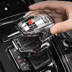 for Audi crystal gear handle shift knob S5 S4 A4 A6 A6L RS4 RS5 RS7 Q5 A6/A7 Q8/S8 SQ8 Q7 RS6 A8car modification gear head cover