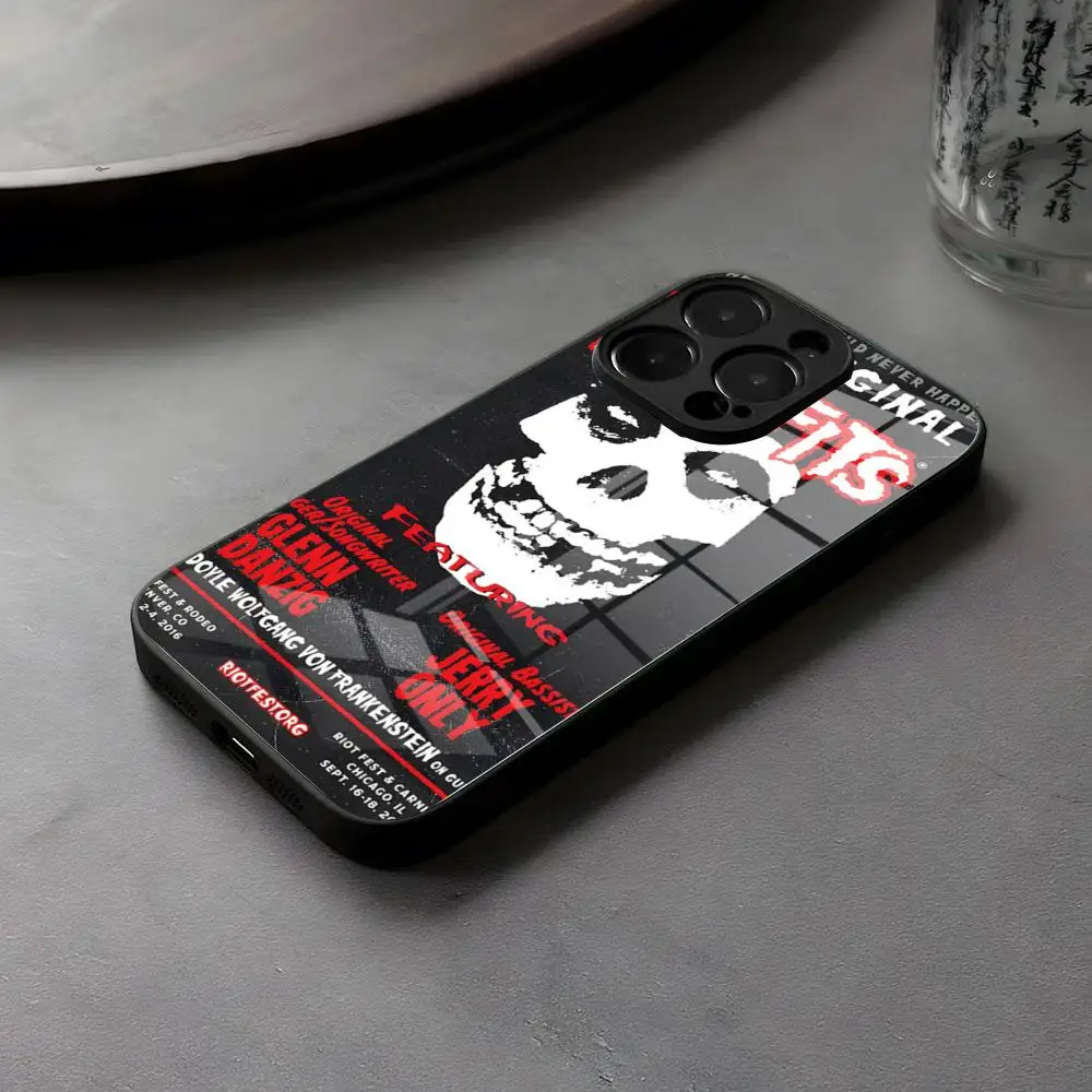 The Misfits Glenn Danzig Phone Case  for Iphone trend 15 16 13 12 14 11 Pro Max Mini X Xr Xs 8 7 Puls 6 glass