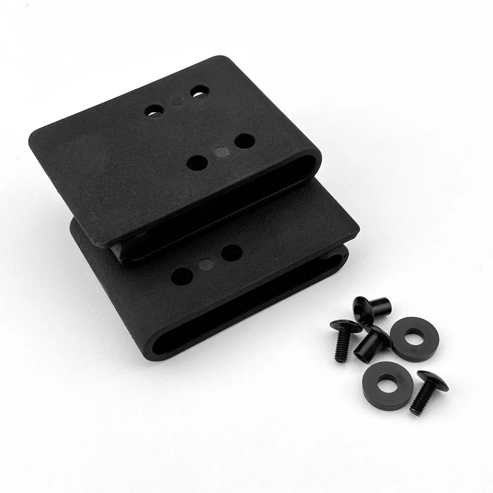 Multi-purpose Outdoor Knife Sheath Belt Clip Kydex Waist Clip Hardware Set with Screws Gaskets for Knife Sheath
