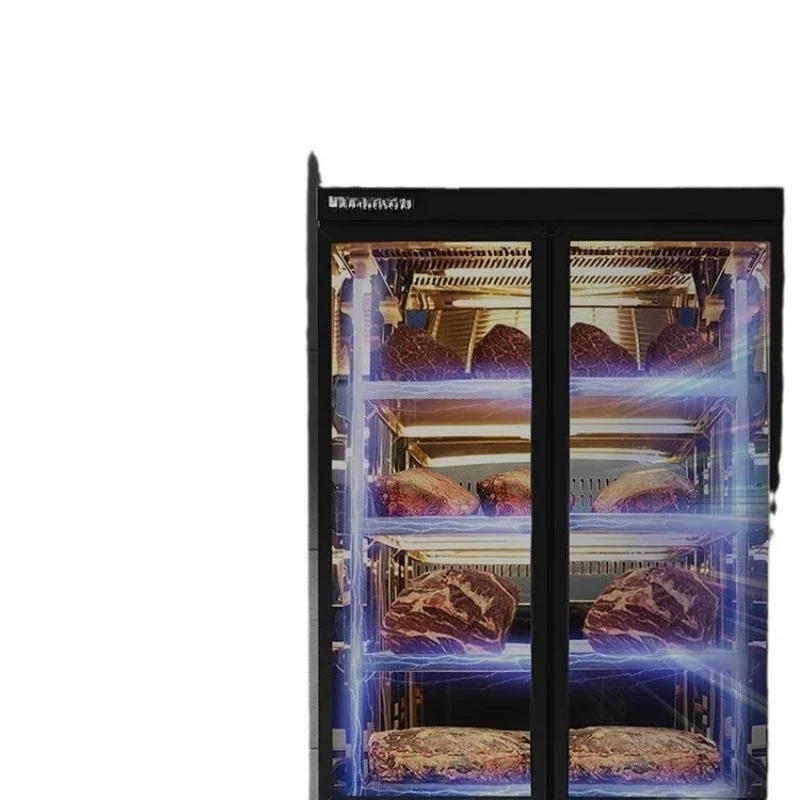 

Dry beef mature cabinet commercial western food wet constant temperature refrigerated fresh-keeping cabinet air-cooled beef acid