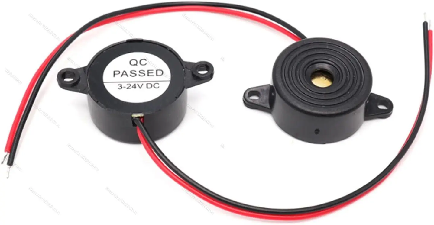 New SFM-20B Active Buzzer 95dB High Decibel Electric Piezo Alarm Ringer DC3-24V Continuous Beep Sound Siren Buzzers Speaker
