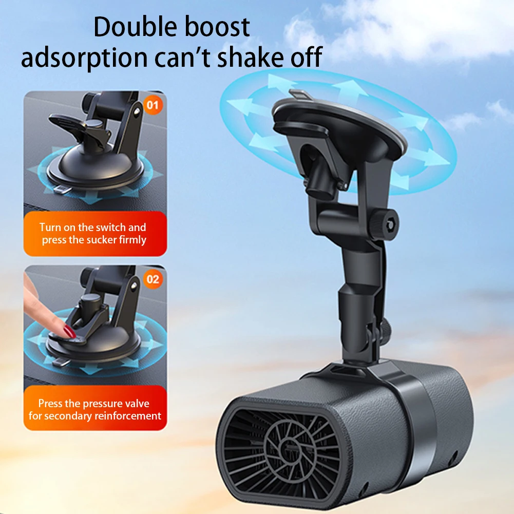 12 فولت 150 واط سخان السيارة ديميستر نافذة السيارة الزجاج الأمامي إزالة الجليد سخان مروحة العالمي الصقيع آلة إزالة الضباب الثلجي للمركبات