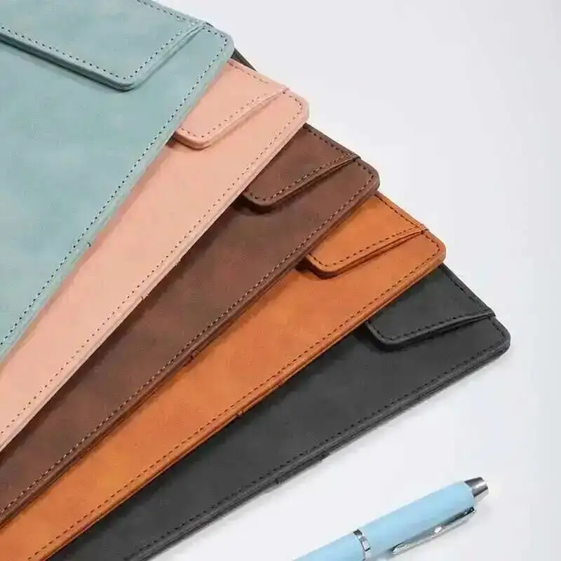 A4 PU Leder Magnetische Datei Dokument Papier Organizer Zwischenablage Ordner Büro Schule Schreibblock Menü Zeichen Halter Clip Board – Detail 5