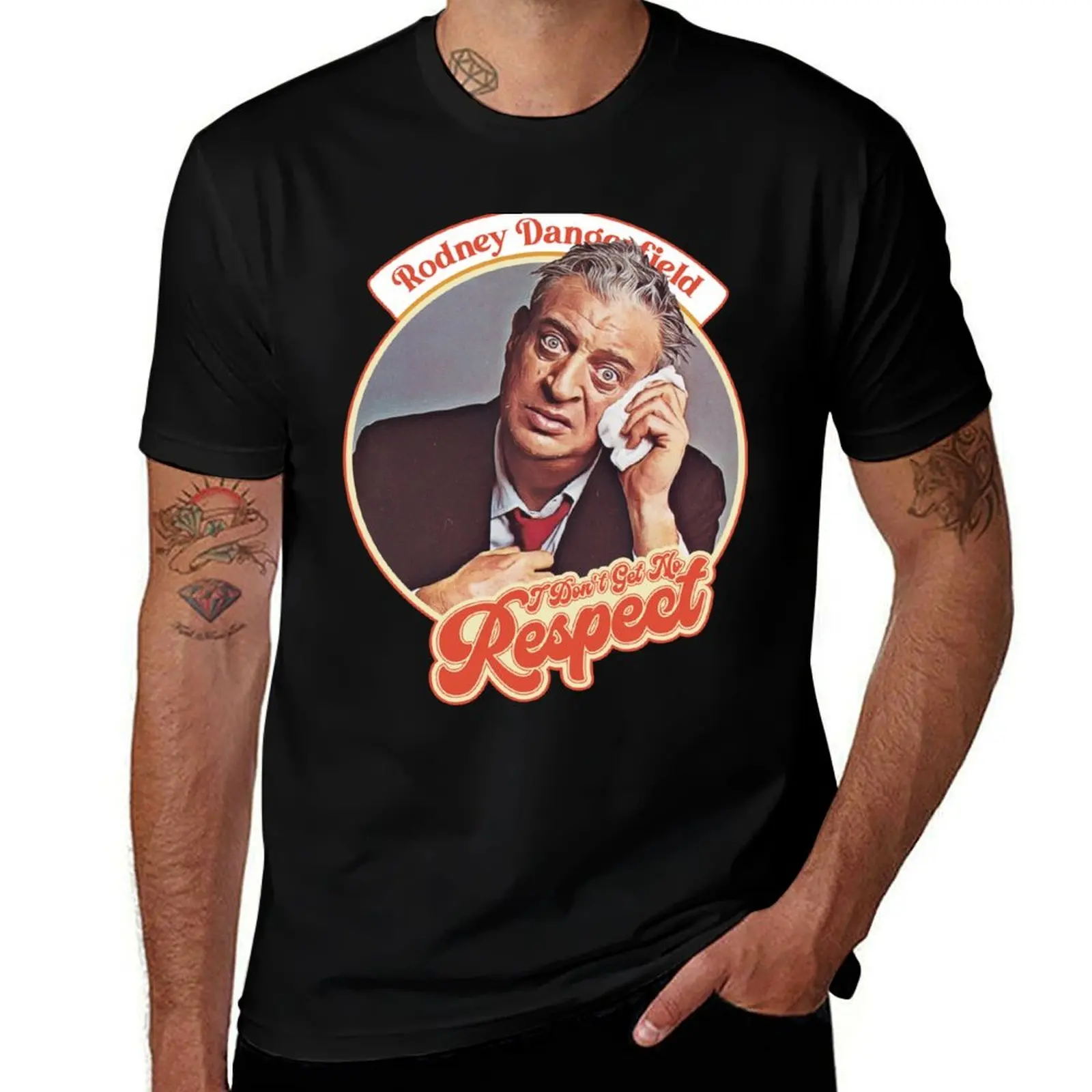 

Rodney Dangerfield ))(( I Don't Get No Respect T-Shirt Work Wear Breathable Tee