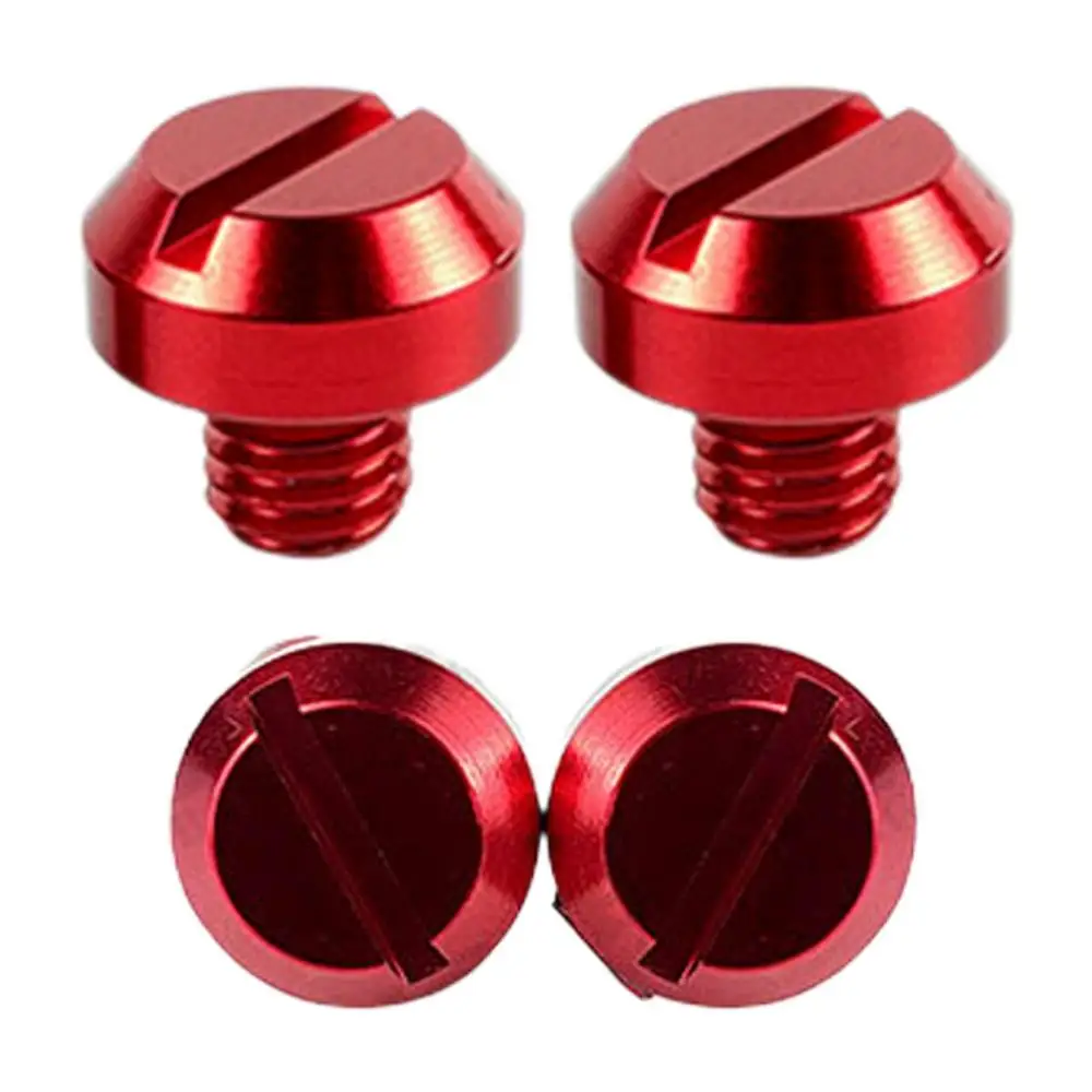 Motorrad Rückspiegel Zubehör 2 Stück Aluminium legierung Universal links rechts Gewinde Spiegel Loch kappen Universal Fit