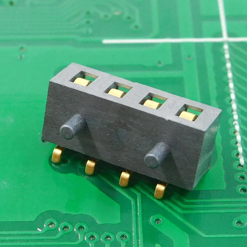 5pcs BC-36 Battery Contact Terminal 2.5mm 1P2P3P4P Gold-plated Spring Charging  Conductive Holder Battery Terminal Connector