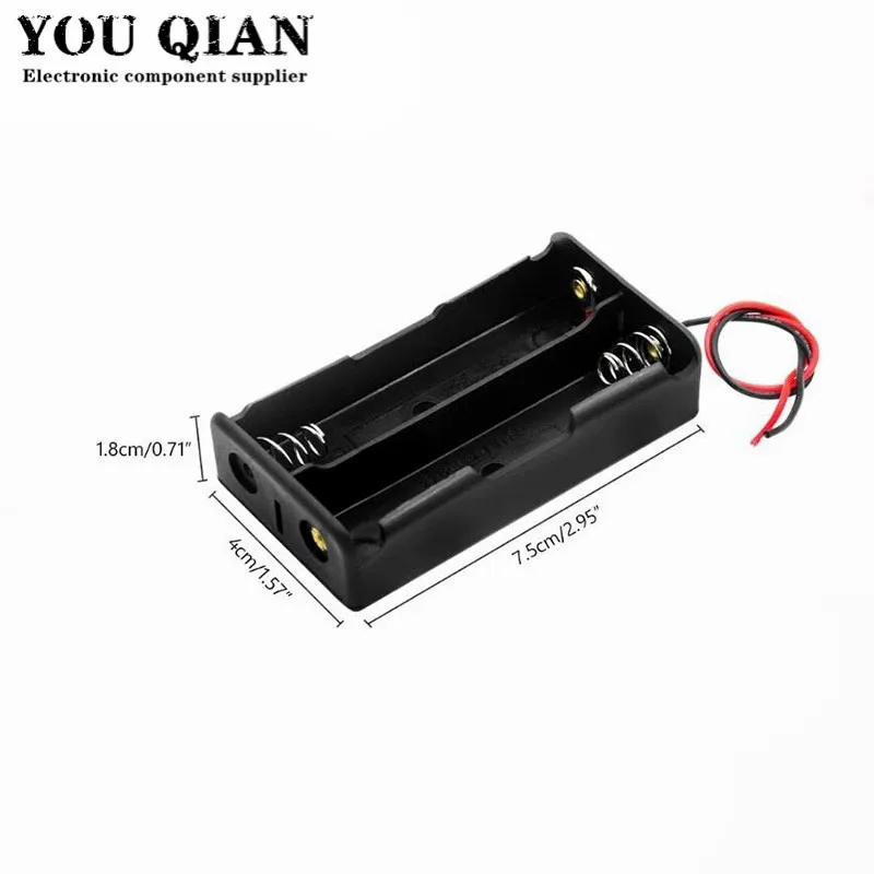 Neue AA/18650 Power Bank Fällen 1X 2X 3X 4X 18650 Batterie Halter Storage Box Fall 1 2 3 4 Slot Batterien Container Mit Draht Blei