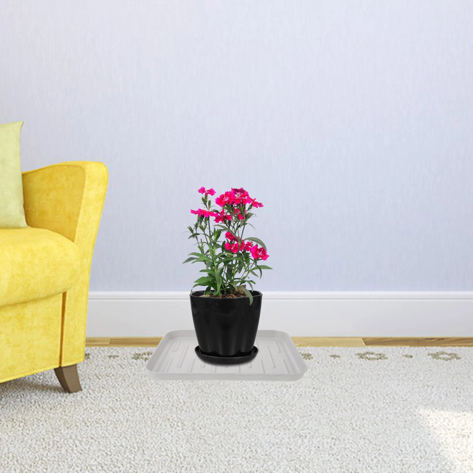 

Pet Cage Bottom Tray Plastic Reusable Lightweight Easy Clean Stain Odor Resistant for Dog Crate Bunny Parrot Potty Pad Storage