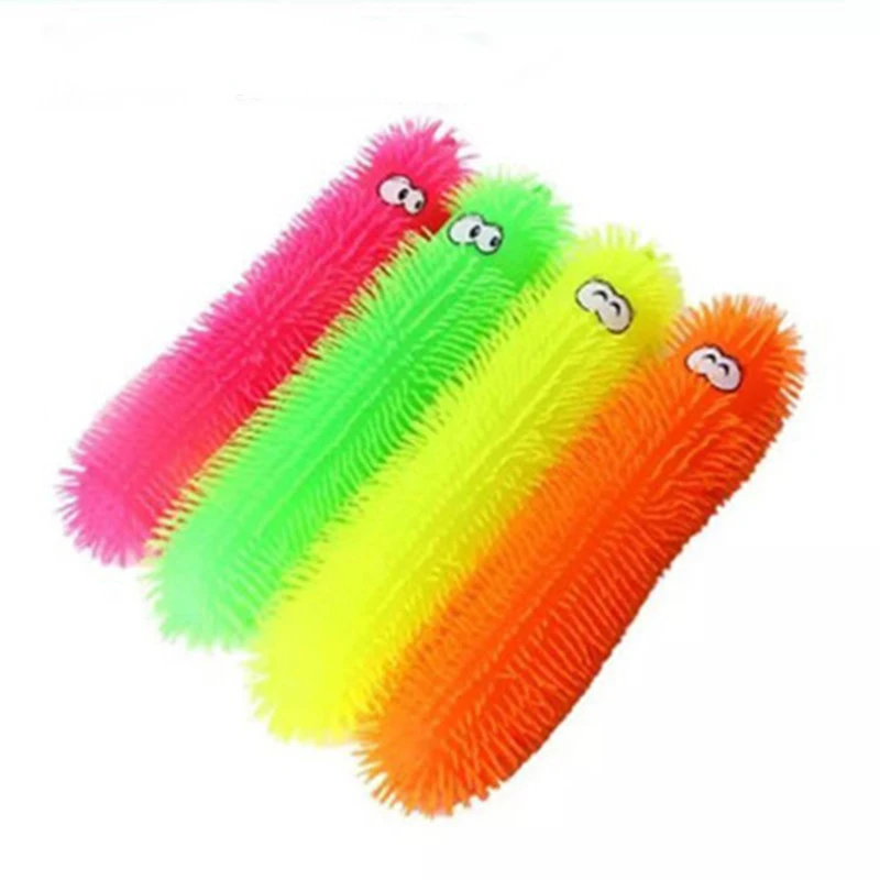 22/33cm Glowing Cute Children\'s Toys Caterpillar Venting The Ball Delicate Workmanship Best Presents for Children To Decompress