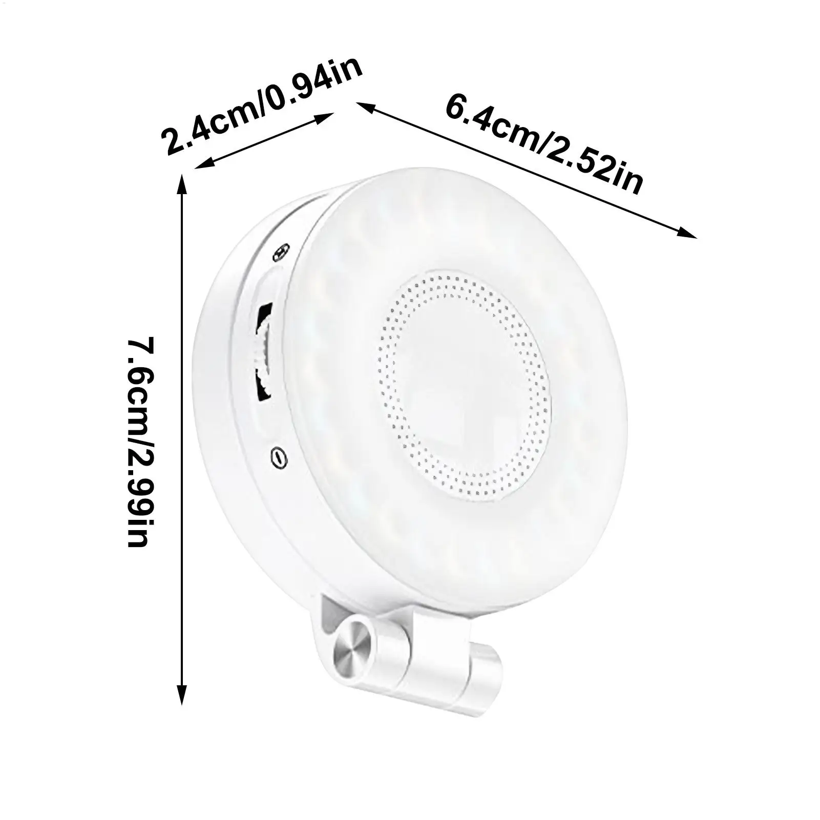 مشبك هاتف ضوء مغناطيسي ملء ضوء الهاتف لتسجيل الفيديو 3 أوضاع إضاءة قابلة للتعديل للمكياج والكمبيوتر المحمول وكاميرا الويب مدونة فيديو