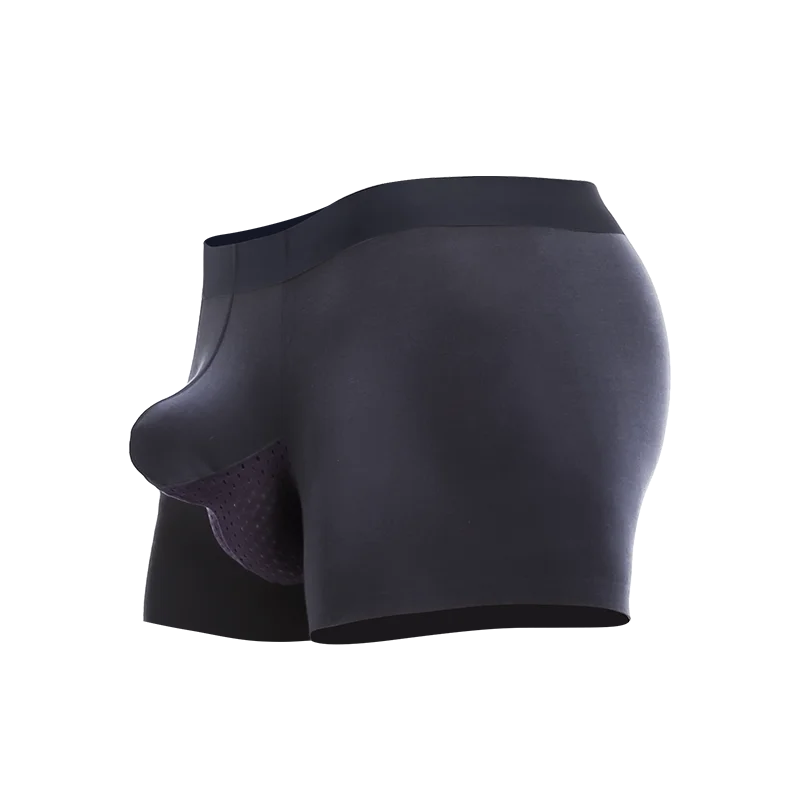 

Men's underwear Men's bullet dry wet separation boxers to the bottom Modal breathable ice silk scrotum support