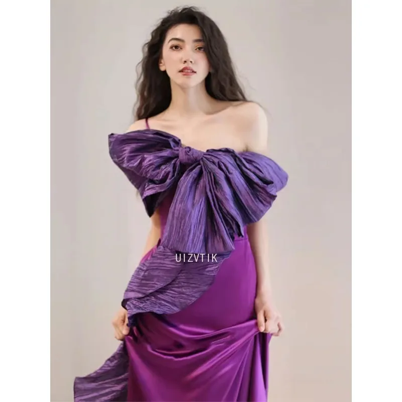 مزاجه أنيقة حفل زفاف فساتين مطوي تصميم الخصر النحيف فساتين السهرة حمالة حبال فساتين لحضور الحفلات الموسيقية حسب الطلب